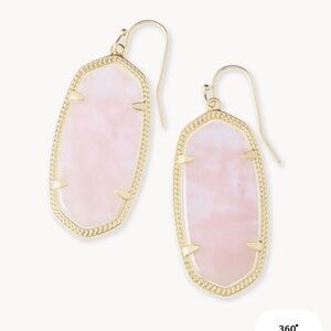 Kendra Scott Danielle Earrings Rose Quartz